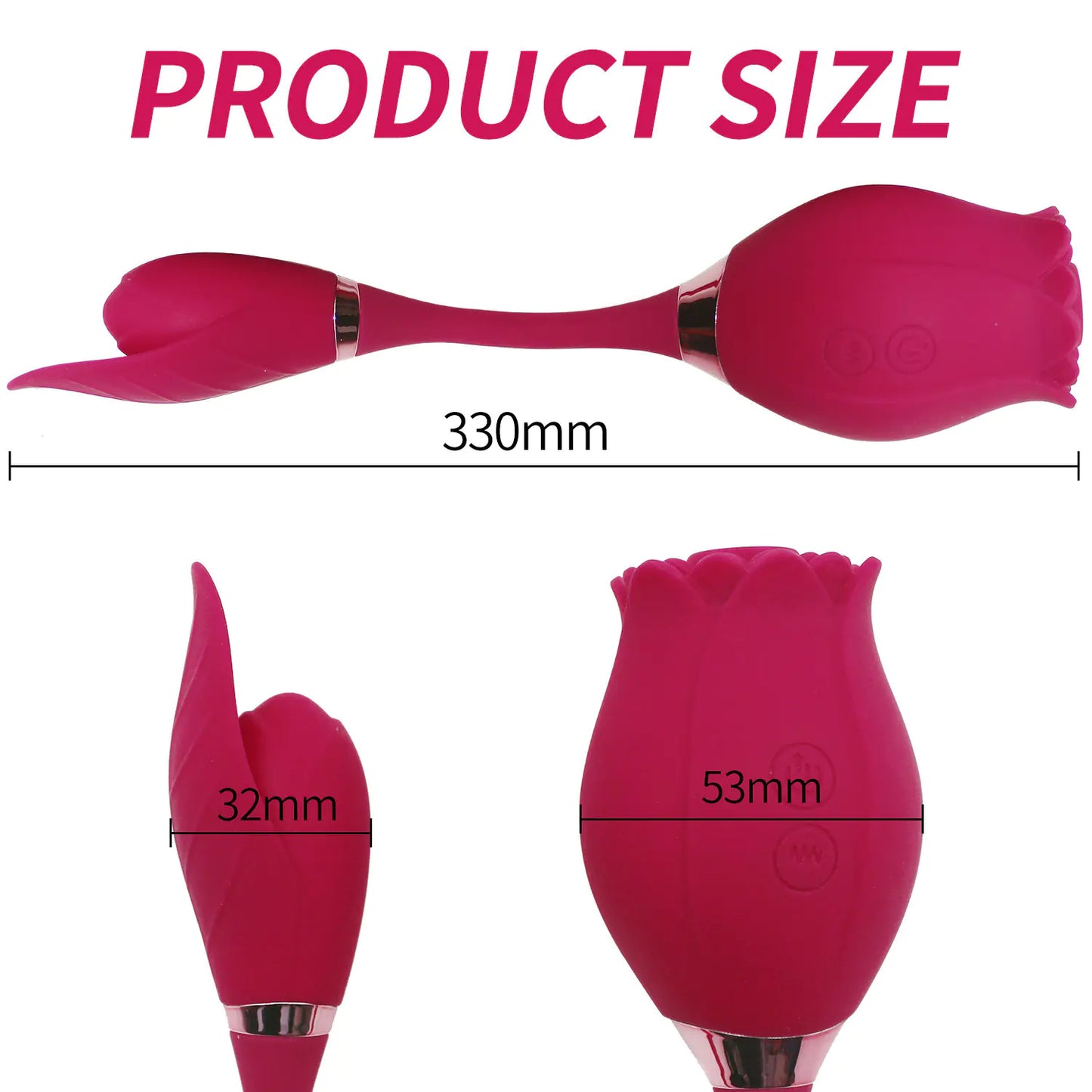 Twin Flower Bliss Vibrator - Women’s Sensation Toy