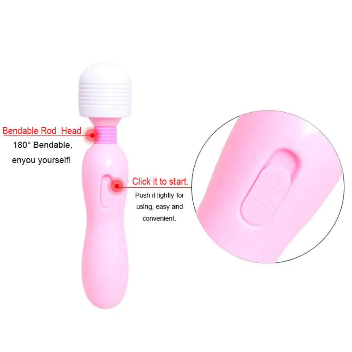 Vibrating Wand Electric Massager for Intimate Pleasure