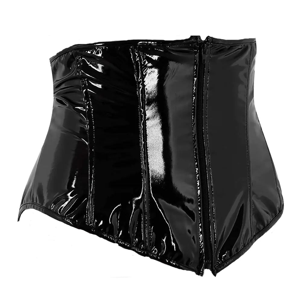 Chic PU Leather Waist Corset