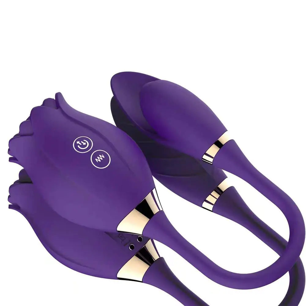 Twin Flower Bliss Vibrator - Women’s Sensation Toy