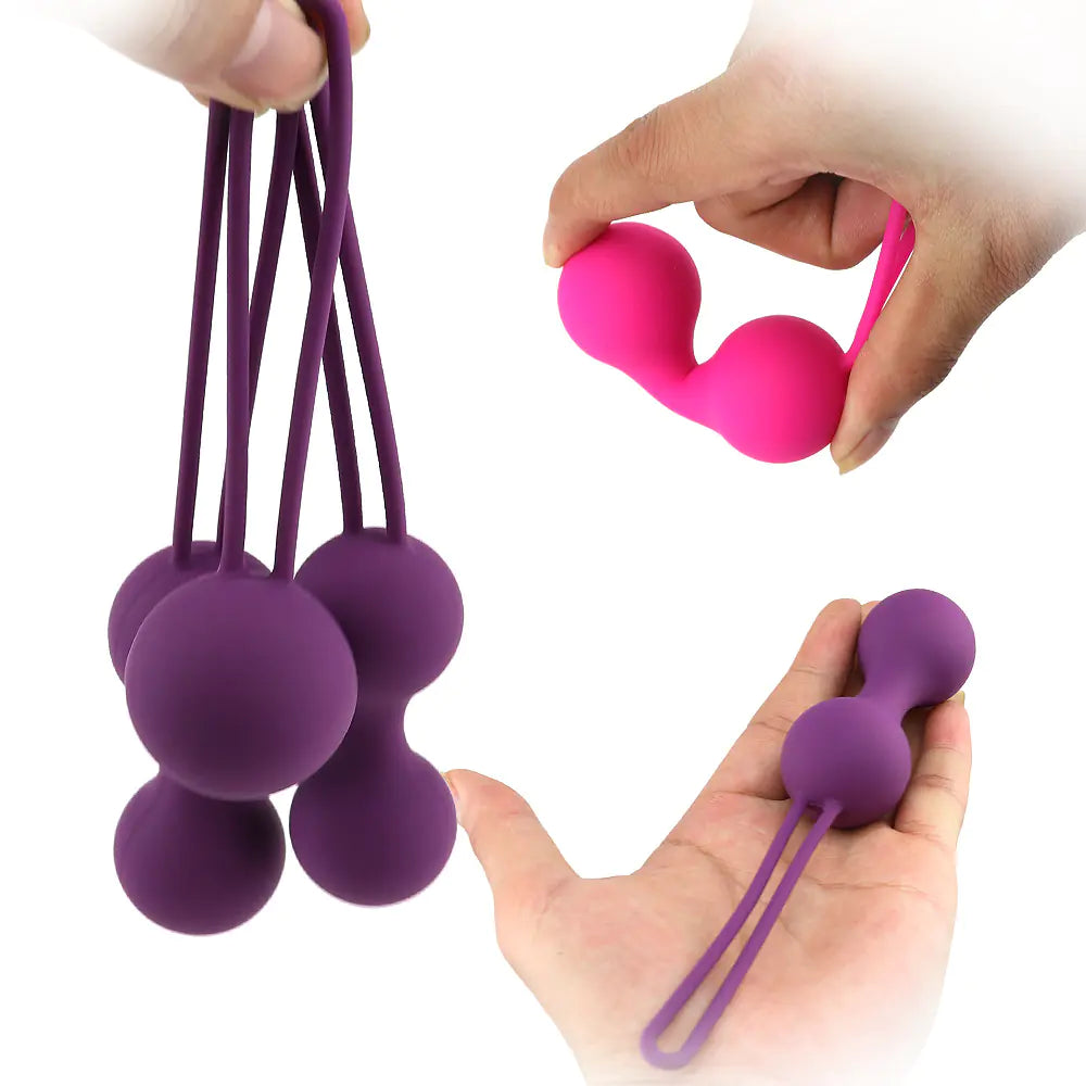 Silicone Kegel Balls Set for Women - Adult Products
